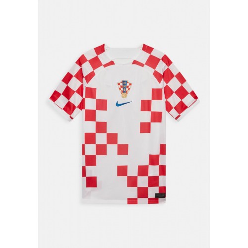 Kroatien VM 2022 Hjemmebanetrøje Børn Kortærmet